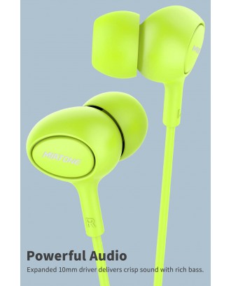 Earbuds, MIATONE Wired in- Ear Earbuds with Microphone, Dynamic Crystal Clear Sound Ergonomic Ear Buds Earphones Headphones for Android, BlackBerry - Green Earbuds, MIATONE Wired in- Ear Earbuds with Microphone, Dynamic Crystal Clear Sound Ergonomic Ear Buds Earphones Headphones for Android, BlackBerry - Green