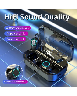 CUFOK Bluetooth Earbuds True Wireless Sport Headphones HiFi Bass Noise Canceling TWS Ear Buds with Charging Case Waterproof Earphones Microphone Compatible with Apple iPhone Android Samsung Phone CUFOK Bluetooth Earbuds True Wireless Sport Headphones HiFi Bass Noise Canceling TWS Ear Buds with Charging Case Waterproof Earphones Microphone Compatible with Apple iPhone Android Samsung Phone