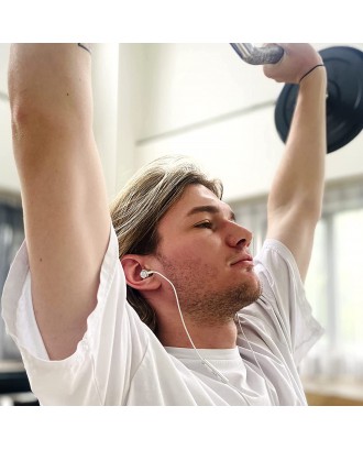 MOHADU Wired Earbuds with Microphone Memory Foam in-Ear Headphones 3.5mm Professional Metal Earbud Reinforced Cable Heavy Bass Sound Quality Music Earphone(Pink) MOHADU Wired Earbuds with Microphone Memory Foam in-Ear Headphones 3.5mm Professional Metal Earbud Reinforced Cable Heavy Bass Sound Quality Music Earphone(Pink)